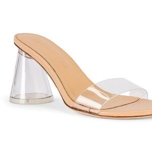 Song of Style Clear and Tan Heels